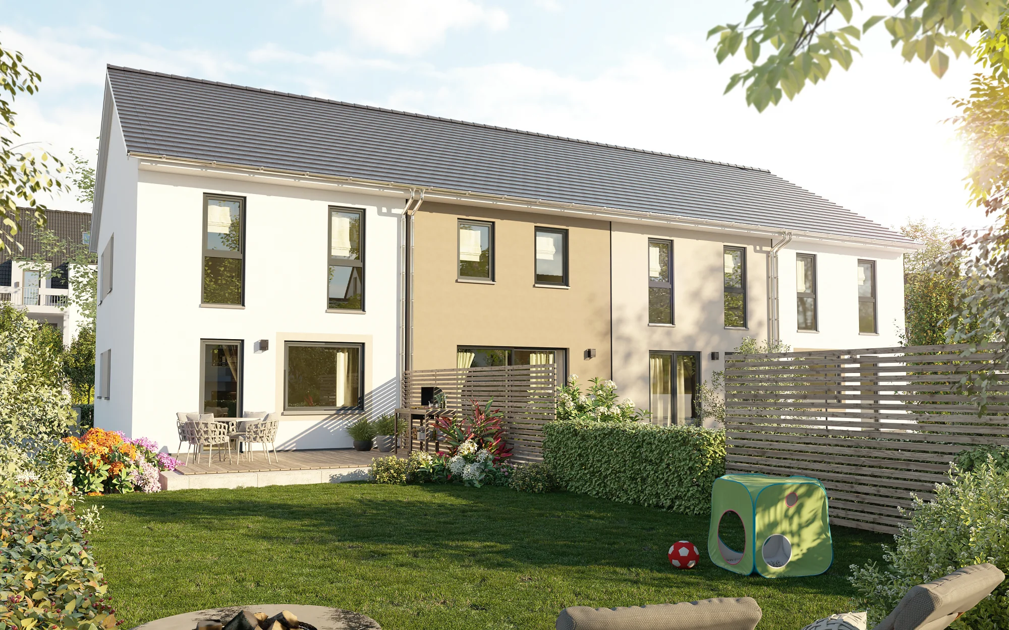 Doppel- und Reihenhäuser