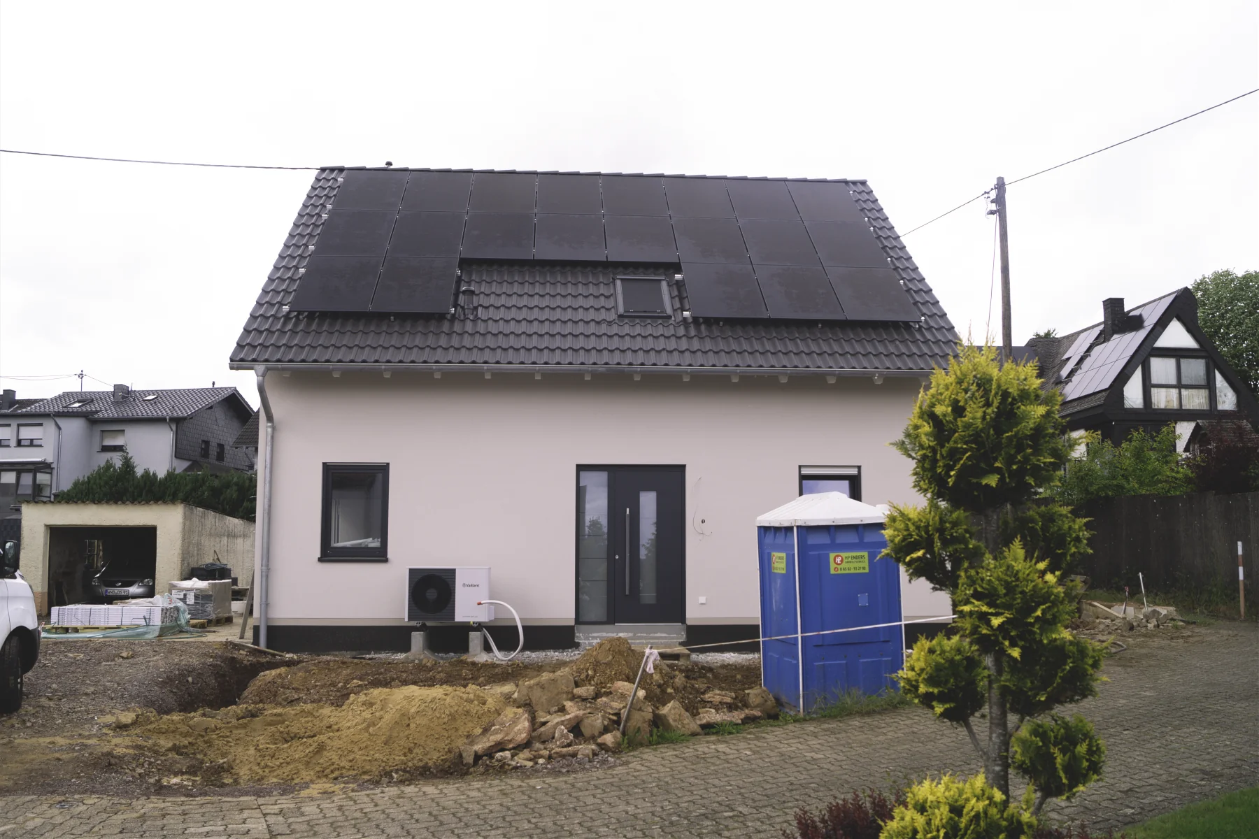 Frontalansicht des Bodensee 129 in Mettlach-Orscholz kurz vor der Fertigstellung