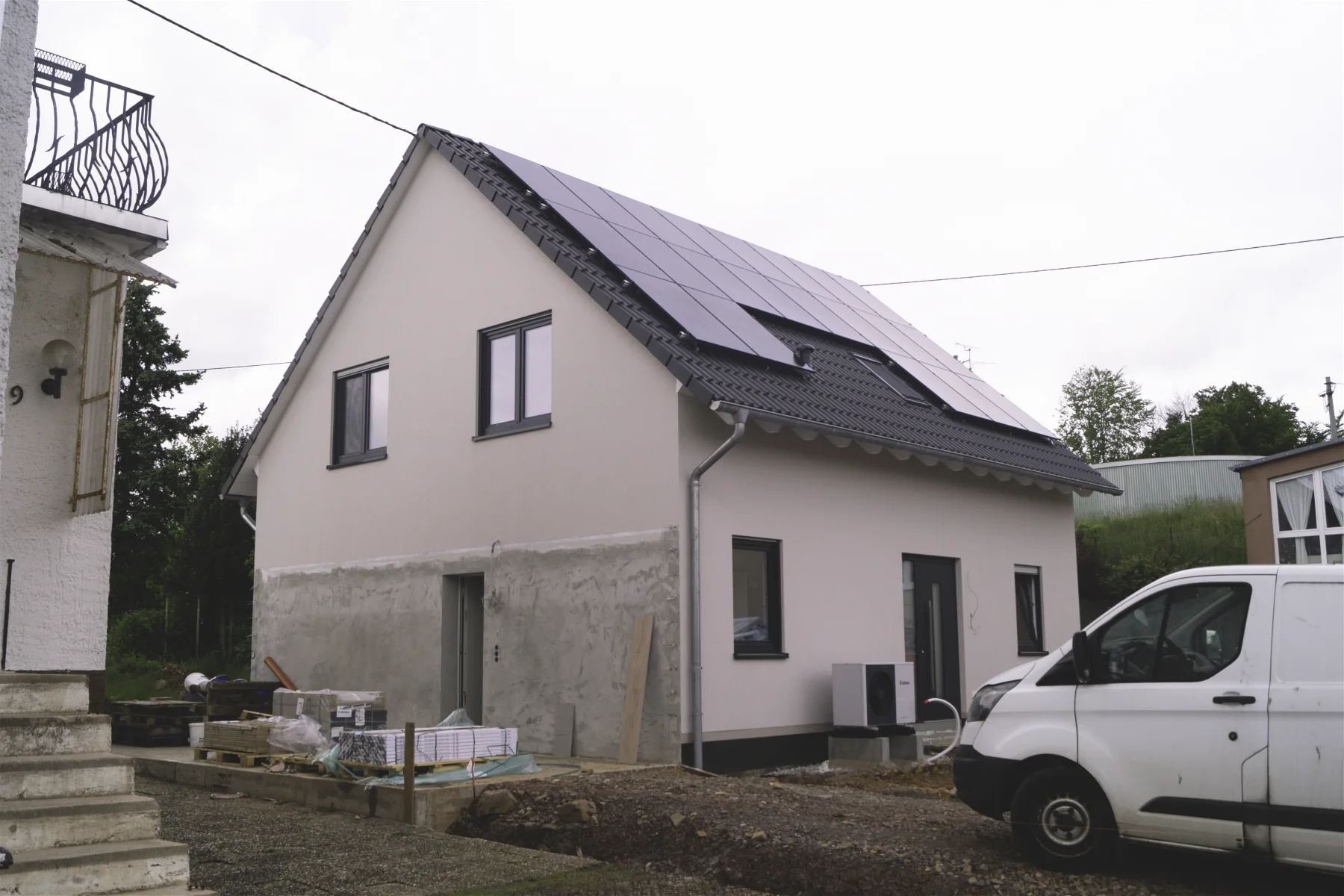 Seitenansicht des Bodensee 129 in Mettlach-Orscholz kurz vor der Fertigstellung