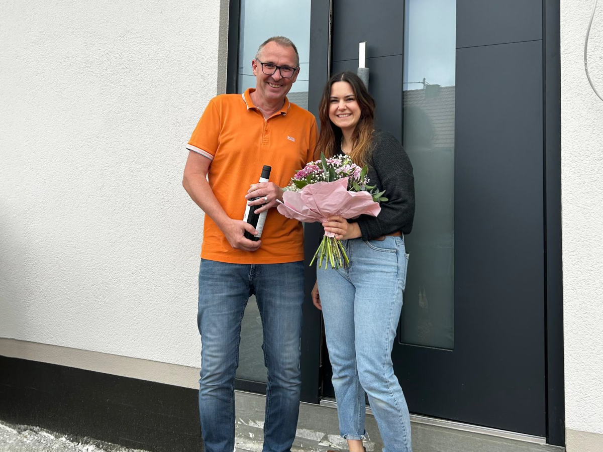 Hausübergabe Bodensee 129 in Orscholz nahe Luxemburg